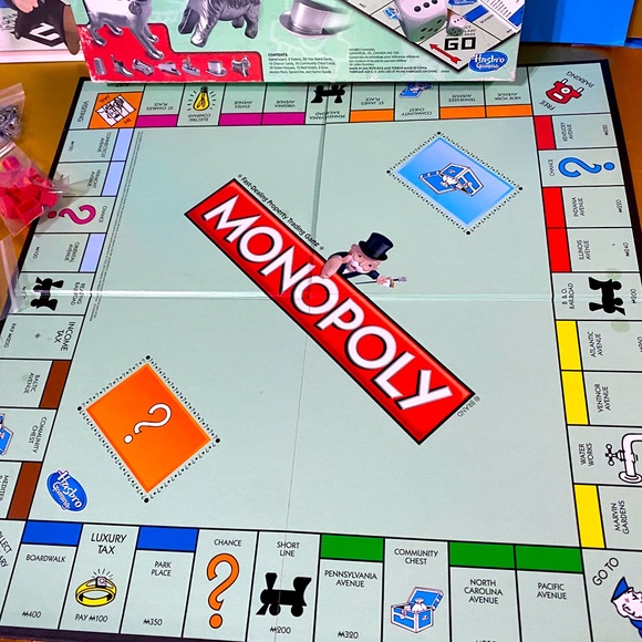 MONOPOLY GAME VTG 2013 CLASSIC CAT TOKEN INCLUDED GAME IS COMPLETE, SEALED CARDS - Picture 8 of 16